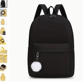 Зручний класнючий міський рюкзак,вмісткий та красивий. В лоті чорний(фото 1)