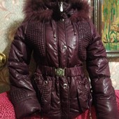 Зимняя, стёганая,тёплая куртка. Размер S-M. Оригинал.