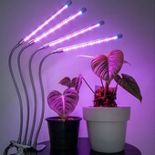 Светильник для выращивания растений, Лампа для роста растений, Подсветка рассады с таймером