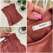 Mango (Манго)Якісна блуза під замш стан ново