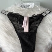 Victoria’s Secret very sexy lace shine strap трусики оригінал s/m зі стразами. Люкс серія.