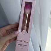 Spectrum rose quartz a04 tapered finishing brush новий пензель. пензлик для макіяжу (пудра/рум*яна/)