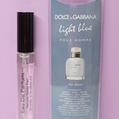 Dolce & Gabbana Light Blue pour homme 10 мл. Свежий аромат для энергичного мужчины.