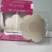 Brushworks Nude Satin Nipple стікіні для грудей . 1 пара