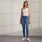 8774.стильні джинси super Skinny Fit , от Esmara. Євро 44