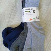 Livergy брендовые хлопковые  новые мужские носки размер 39/42 в упаковке 7 пар