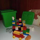 Лего duplo оригінал ,38 деталей + відро