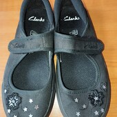 Дитячі текстильні туфлі Clarks