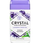 Crystal, натуральний дезодорант, лаванда та білий чай, 70 г