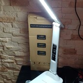 Лампа настольная LED с часами, календарем, термометром, usb