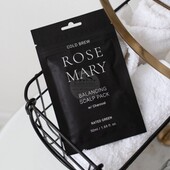 Відновлююча маска з соком розмарину Rated Green cold brew Rosemary balancing scalp pack 50мл Корея