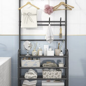 Универсальная вешалка для одежды New simple floor clothes rack size 60X29.5X151 см Черная