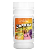 21st Century, мультивитамины для детей Zoo Friends с добавлением витамина с, 60 таб- США