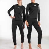 Термобелье the north face women н3057 флисовый начес комплект женский tnf -20°с черный