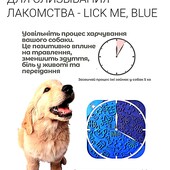 Силиконовый коврик для слизывания лакомства - Lick me, blue...