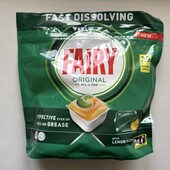 Таблетки для посудомийки Fairy original -all in one-.