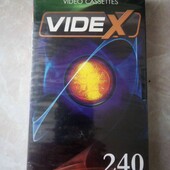 Видеокассета vhs 240 VideX
Новая упакованная