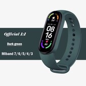 Змінний силіконовий ремінець для Xiaomi Mi Smart Band 7 / 6 / 5 новий