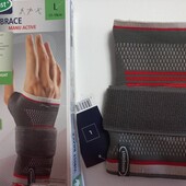 Новый!!! Бандаж на запястье Sensiplast - L (17-19см), Правый, Серый