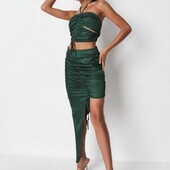 Атласна спідниця Missguided L