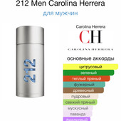 Копія аромату 212 Men Carolina Herrera 30мл, чоловіча парфумована вода