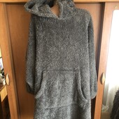 Меховушка, плюшева туника, кофта, худи, 3-5XL. Dunelmслип, пижама