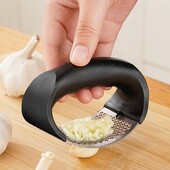 Пресс для чеснока , измельчитель Garlic Press из нержавеющей стали с пластиковой ручкой