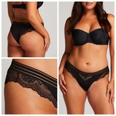 Hunkemoller! Елегантні жіночі труси з цікавою резинкою Л розмір caviar! Лот 16