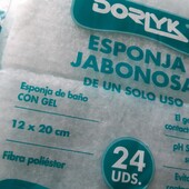 Испания! Спонж - мочалка с гелем 24 шт (р-р 12х20 см)Для активных людей!