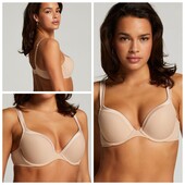 Hunkemoller! Комфортний жіночий бюстгальтер на кісточках 85В tan! Лот 111