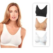 Бесшовный бюстгальтер Ahh Bra -1 шт. Размер: XL белый!