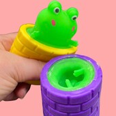 Лот 2шт!!!цвета случайные!Игрушка антистресс " лягушонок"