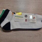 Livergy & US grand polo! Укорочені чоловічі шкарпетки! 3 пари! 43-46 розмір! Лот 473