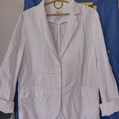 Льняний літній піджак, L/XL.