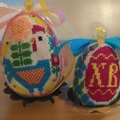 Великодні вишиті писанки