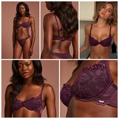 Hunkemoller noir! Неймовірний жіночий бюстгальтер з мереживом 70Д perfect plunge! Лот 528
