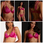 Hunkemoller privatecollection Спокусливий жіночий бюстгальтер 70В pink peacock! Лот 430