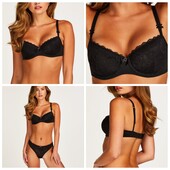 Hunkemoller! Жіночий бюстгальтер з мереживом 85Е caviar! Лот 438