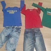 Лот реглани Reserved, Zara і джинсові шорти на хлопчика