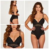 Hunkemoller! Мереживний жіночий боді М розмір caviar! Лот 531