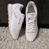 р.9 usa(27см). Оригінал. Кросівки / снікерси Reebok Classic Leather White gy0952 нат.шкіра