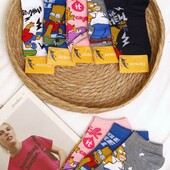 Жіночі шкарпетки Сімпсони, носочки жіночі, носки короткі, підліткові шкарпетки. Лот 1 пара. 36-