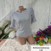 Футболка в рубчик