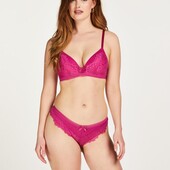 Трусики hunkemoller жіночі сітка+мережка євро розмір хл.