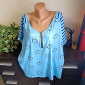✓новинка!! Нарядная модная футболка,батал 5хл,пог70/100
