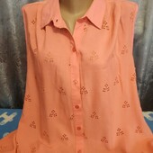 Блузка из штапеля на женщину 3XL/4XL,см.замеры