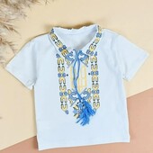 Футболка-вишиванка Тризуб кулір 86-158 кольори