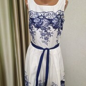 Коттоновое платье шитье и вышивка от Laura Ashley