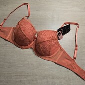 Hunkemoller! Жіночий бюстгалтер з мереживом 70Е spiced coral! Лот 239