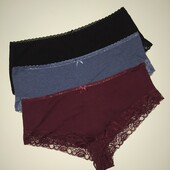 Комплект котонових трусиків з мереживом esmara xxxl